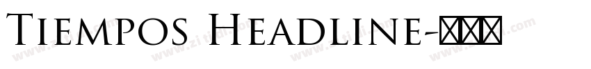Tiempos Headline字体转换